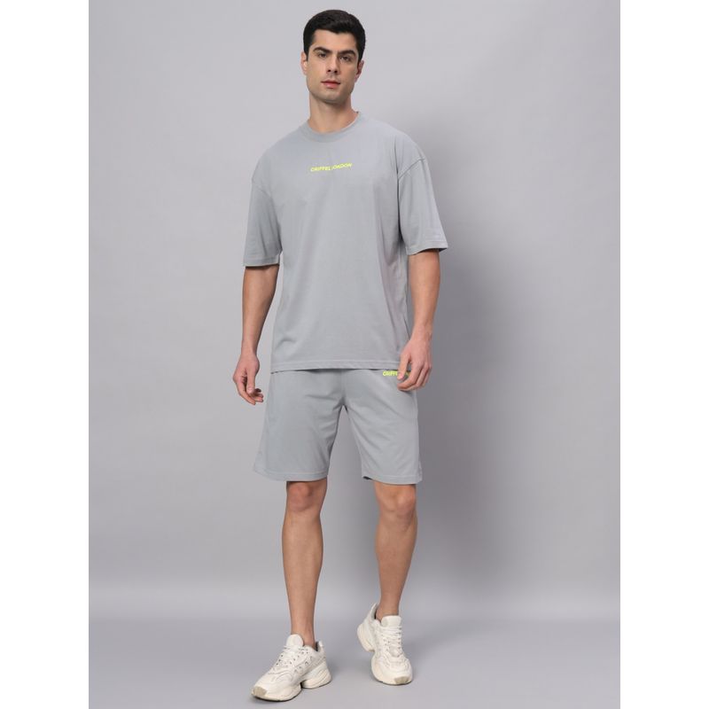Griffel Grey Basic Logo T-Shirt & Short (Set of 2) (M)