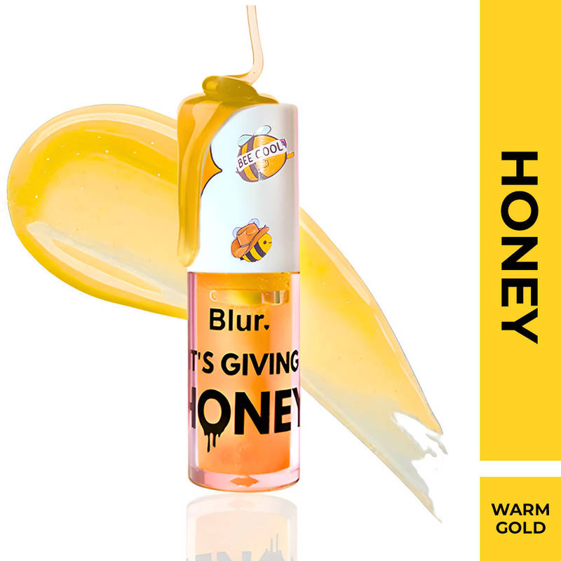 BLUR It's Giving Honey Lip Oil - Warm Gold