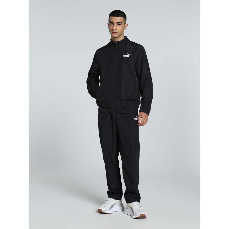 Puma Ess Poly Woven Mens Black Tracksuits (Set of 2) (2XL)