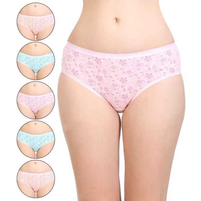 Bodycare Premium Printed Cotton Briefs In Assorted Colors (Pack Of 6)(3XL)
