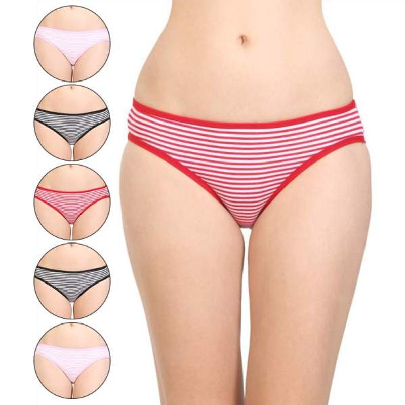 Bodycare Cotton Bikini Style Panty In Assorted Colors (Pack Of 6)(XXL)