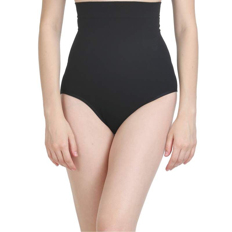 Bodycare S-12B Hi Waist Briefs Shapewear Panty - Black (XL)