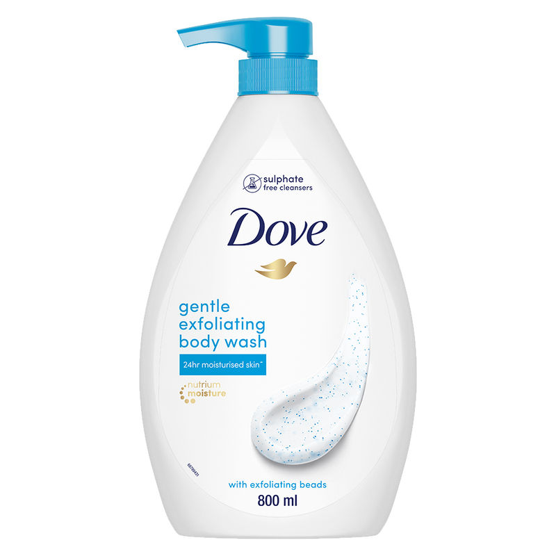 Dove Gentle exfoliating Body Wash- Moisturizing Body Wash For Soft & Smooth Skin