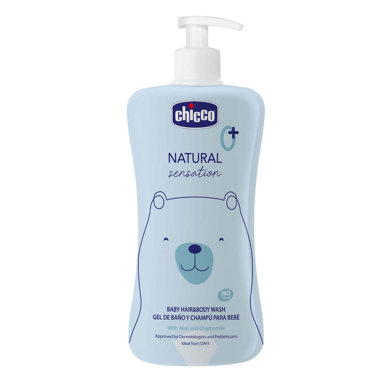 Chicco Baby Hair & body cleanser Natural Sensation Body wash and Shampoo