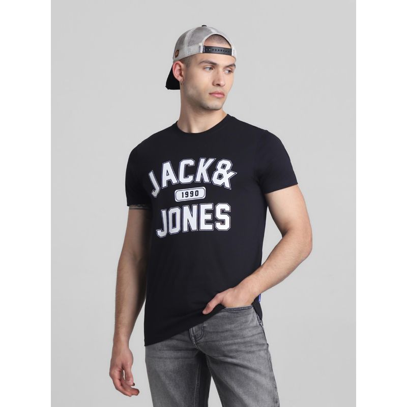 Jack & Jones Black Slim Fit T-Shirt (M)