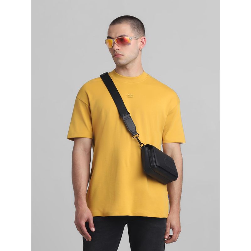 Jack & Jones Yellow Oversized Drop Shoulder T-Shirt (L)
