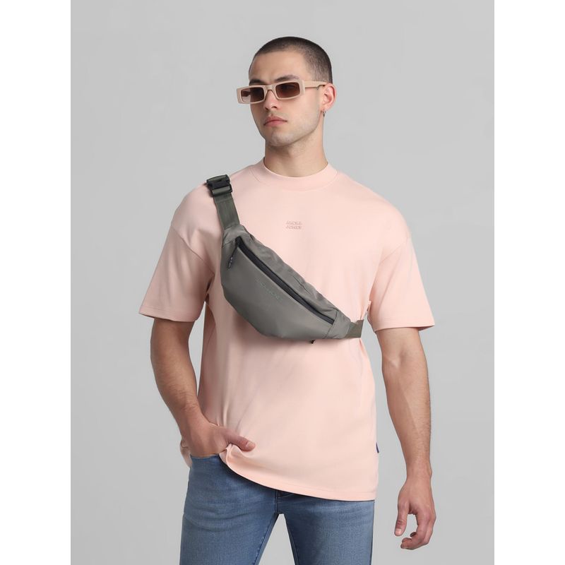Jack & Jones Pink Oversized Drop Shoulder T-Shirt (M)