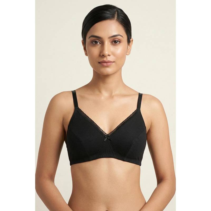 Zivame Double Layered Non Wired 3/4Th Coverage T-Shirt Bra - Tap Shoe (32B)