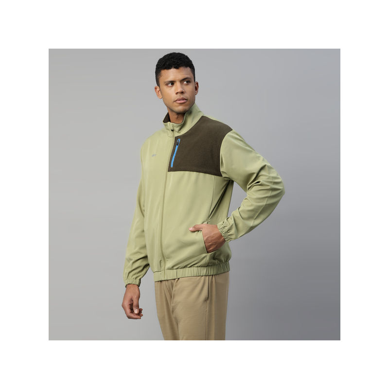 Dida Green Classic Sporty Regular Comfort Dry-Fit Activewear Sports Jacket (M)