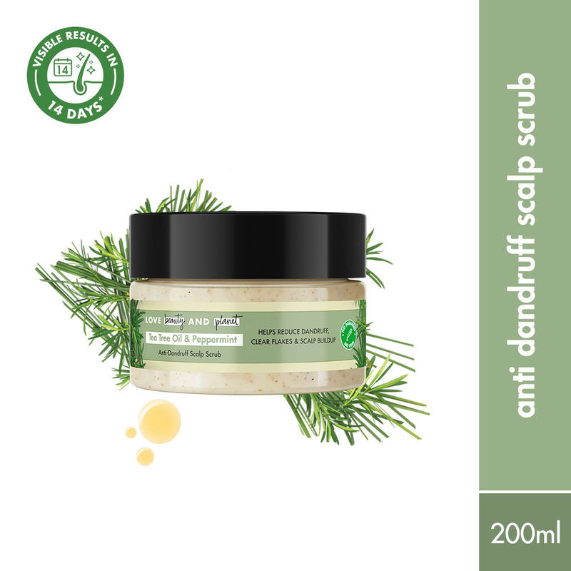 Love Beauty & Planet Anti Dandruff Scalp Scrub With Tea Tree & Peppermint