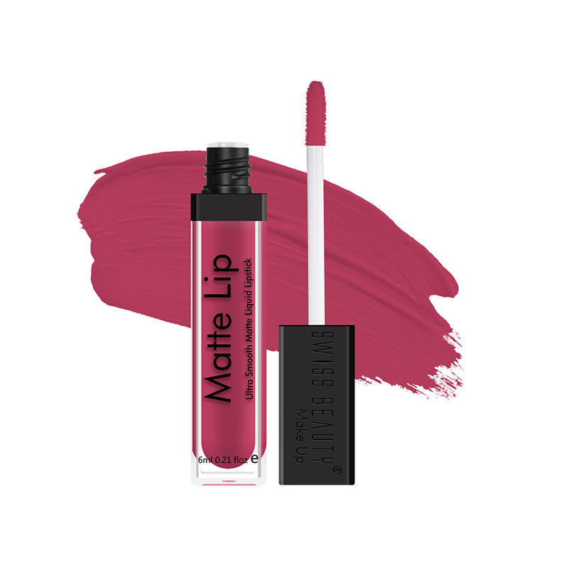 Swiss Beauty Ultra Smooth Matte Liquid Lipstick - 2 Rose