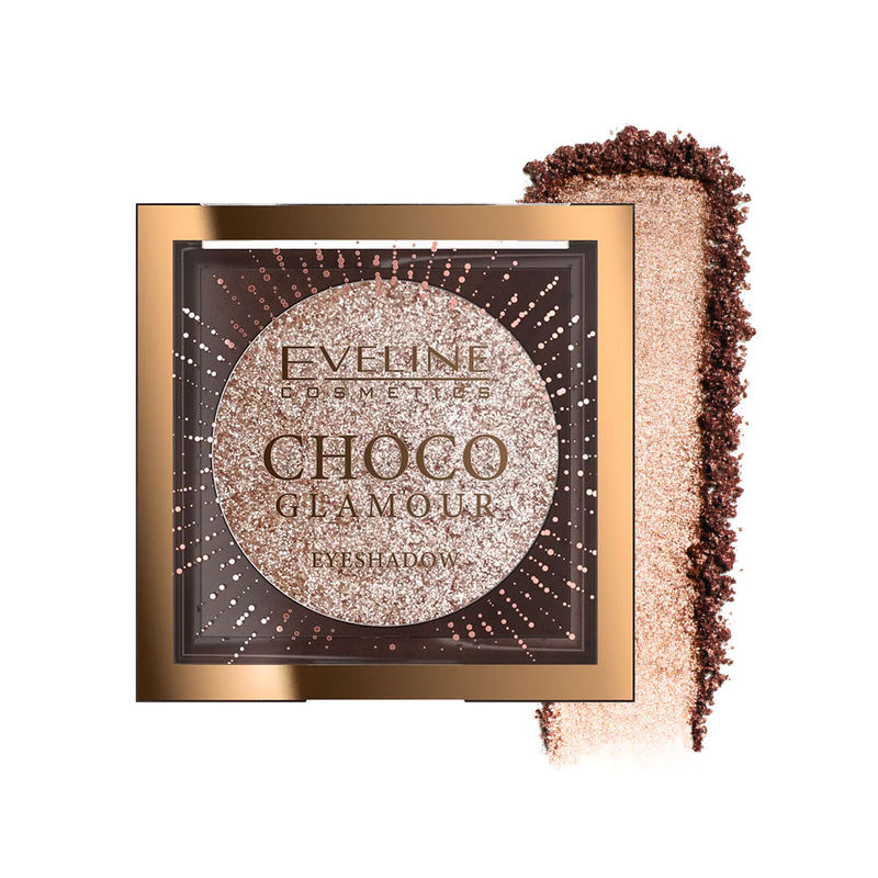 Eveline Cosmetics Choco Glamour Mono Eyeshadow - No 01 Moon Sparkle