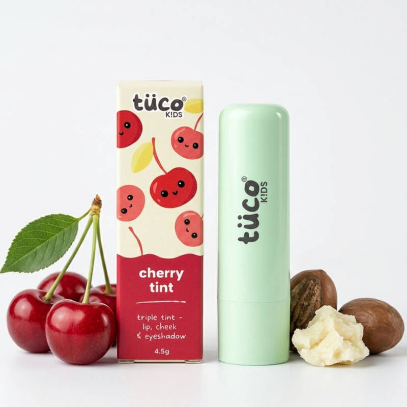 TuCo Kids Lip Balm Tint, Ages 5+ - Natural Cherry