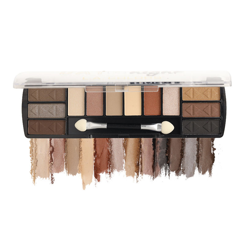 L.A. Colors Day To Night 12 Color Eyeshadow - Sundown