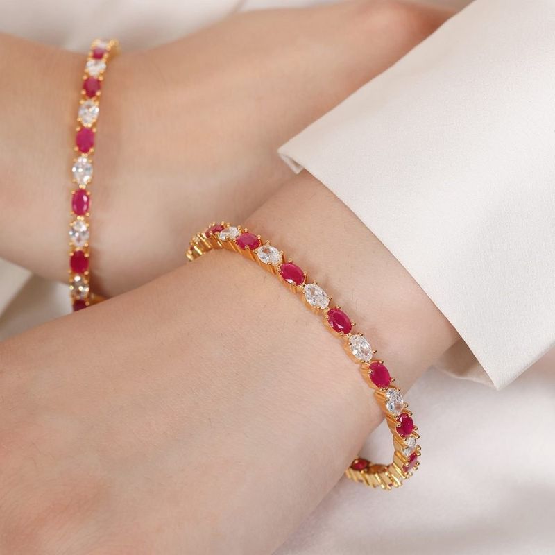 Zavya Radiant Elegance Gold-Plated Bangle in 925 Sterling Silver (2-4)