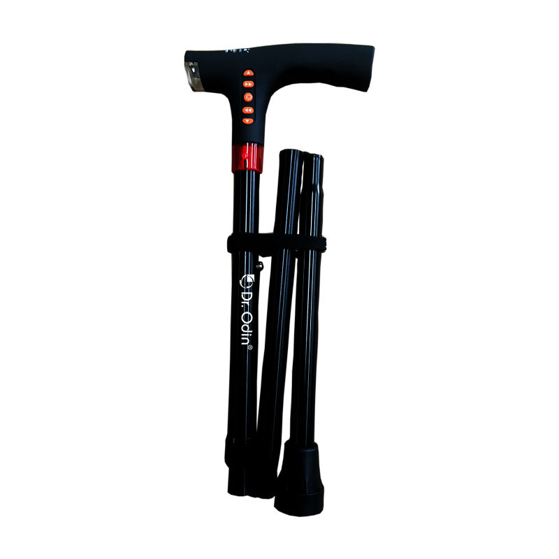 Dr. Odin Foldable Smart Walking Stick With Fm Radio Led Light