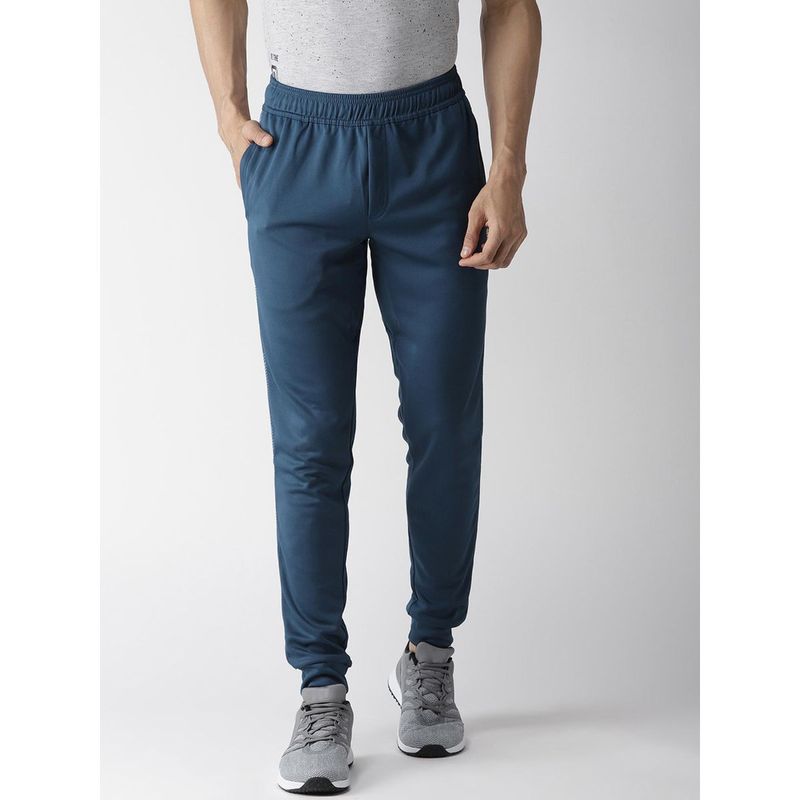 Alcis Men Navy Blue Solid Slim Fit Joggers (XL)