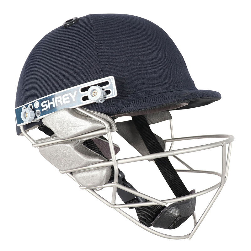 Shrey Pro Guard Wicket Keeping S.S-Navy Cricket Helmet (S)