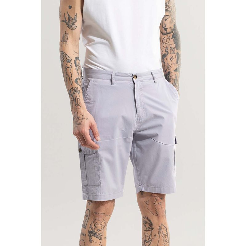 Snitch Basic Breeze Light Grey Shorts (32)
