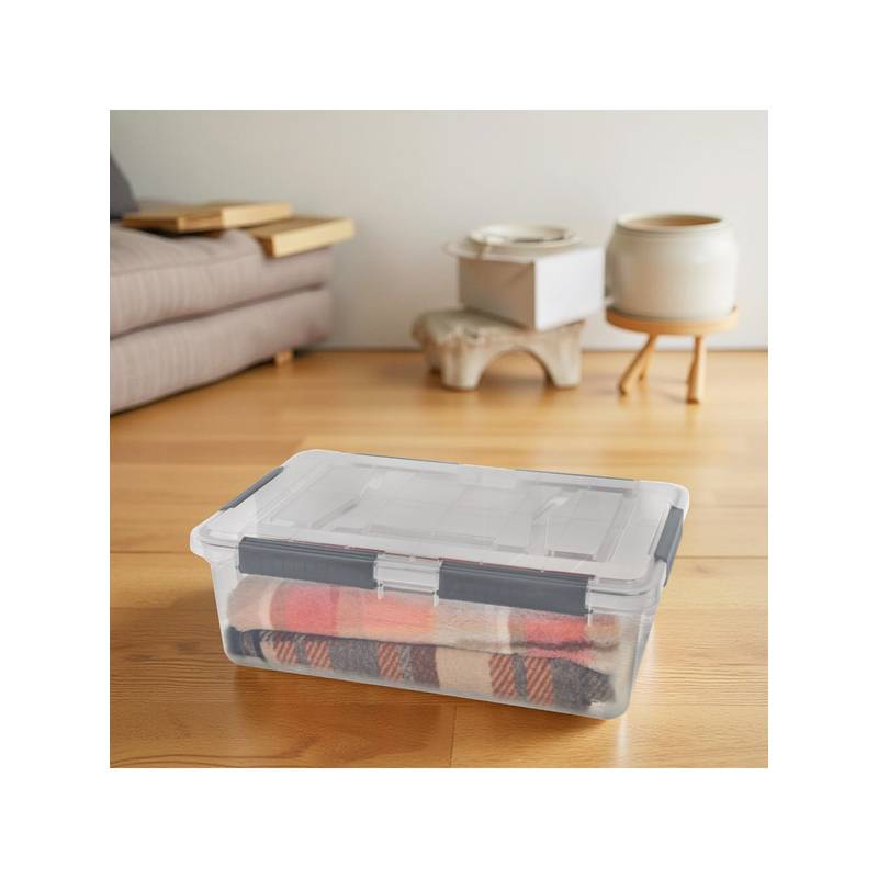Transparent Stacking Boxes Buy STOR Transparent Stackable Storage Box with Lid Online