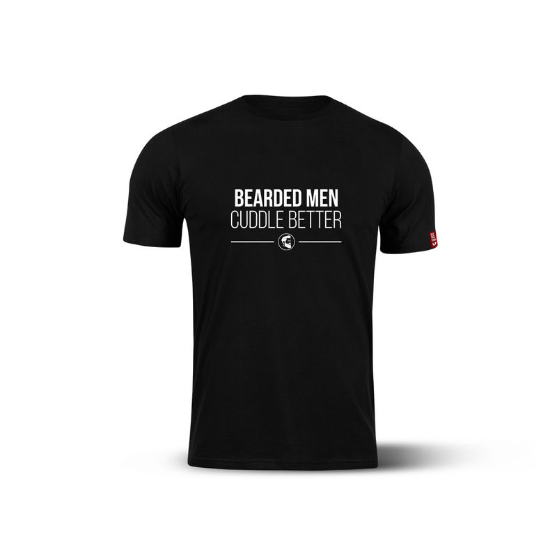 Beardo T-Shirt Bearded Men Cuddle Better (L)