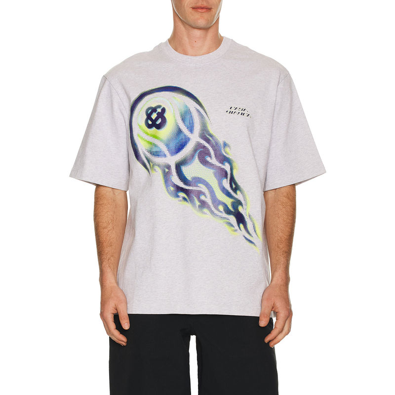 Casablanca Flaming Tennis Ball Oversized T-Shirt (L)