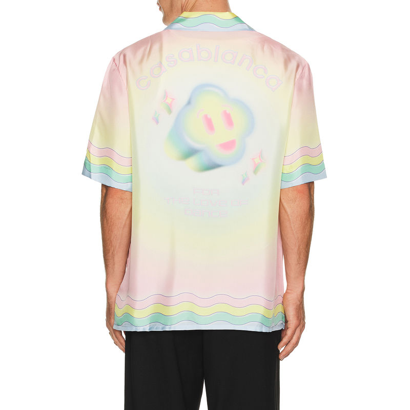 Casablanca For The Love Of Dance Cuban Collar Shirt (L)