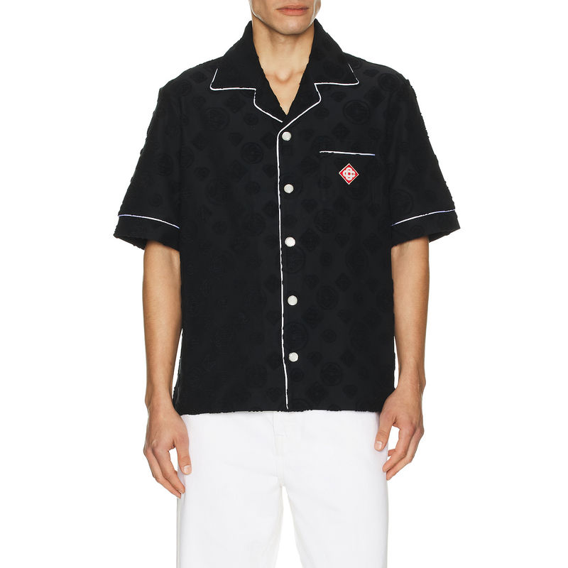 Casablanca Towelling Monogram Shirt (L)