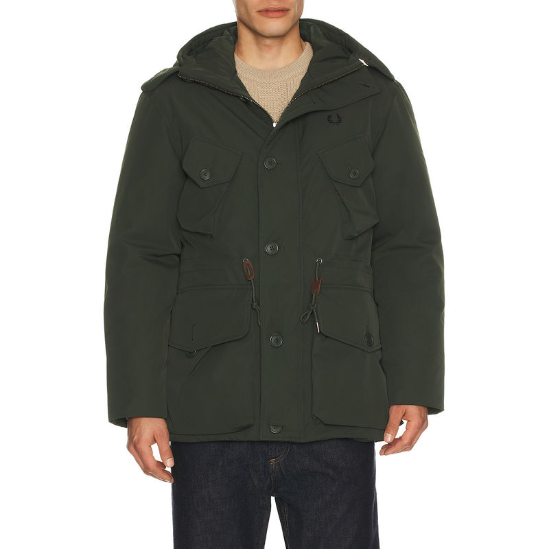 Fred Perry Patch Pocket Puffer Jacket (L)