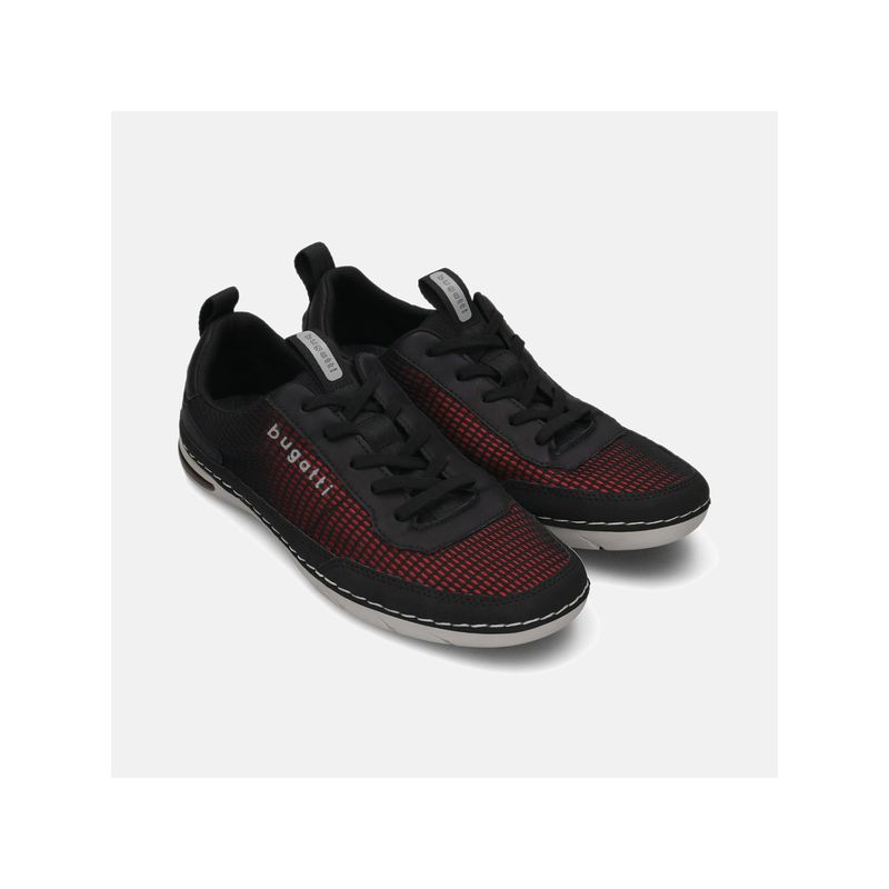 Bugatti Glenans Black Men Stitched Sneakers (EURO 46)