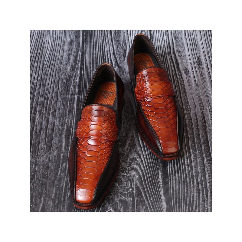 Mille Dollari Bradwell Textured Exotic Slip-On Loafers (UK 5)