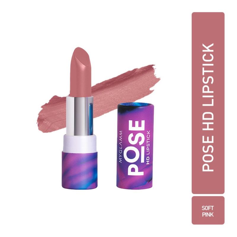 MyGlamm POSE HD Lipstick-Rose Pink