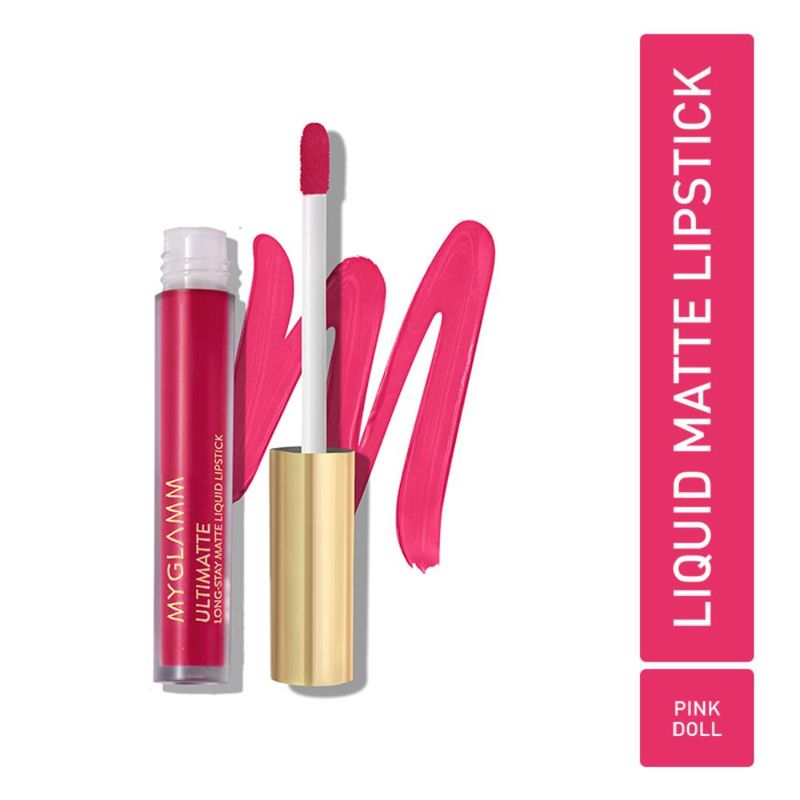 MyGlamm Ultimatte Long Stay Matte Liquid Lipstick - Pink Doll