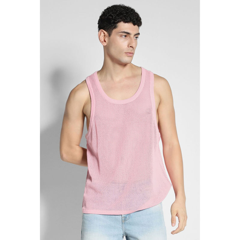 American Eagle Men Pink Pride Tank Top (XS)