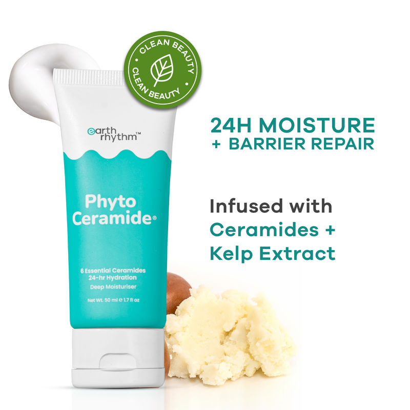 Earth Rhythm Phyto Ceramide Deep Moisturiser, Hydration and Reduces Appearance Of Pore