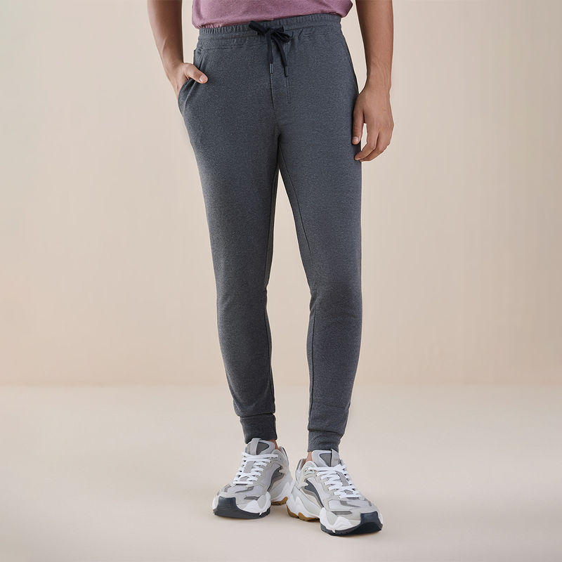 Gloot Anti Stain & Anti Odor Joggers with SAC Tech & Smart Pocket - GLA004 Charcoal Melange (M)