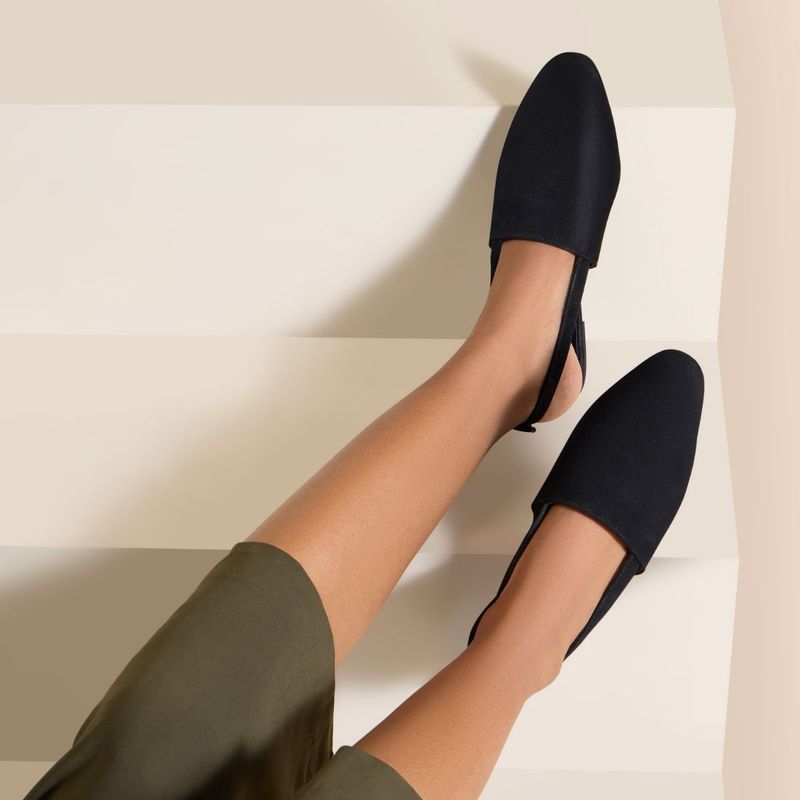 SKO Monaze Black Flat Mules (EURO 36)