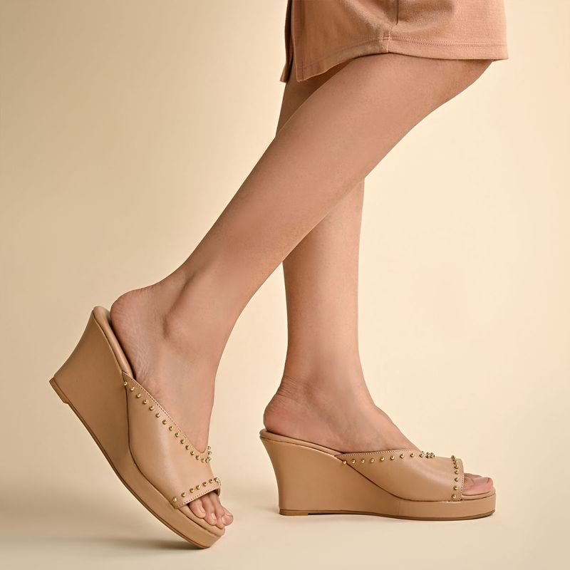 SKO Verona Nude Wedges (EURO 36)