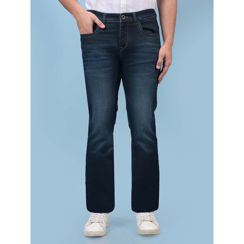 CRIMSOUNE CLUB Men's Blue Straight Jeans (30)
