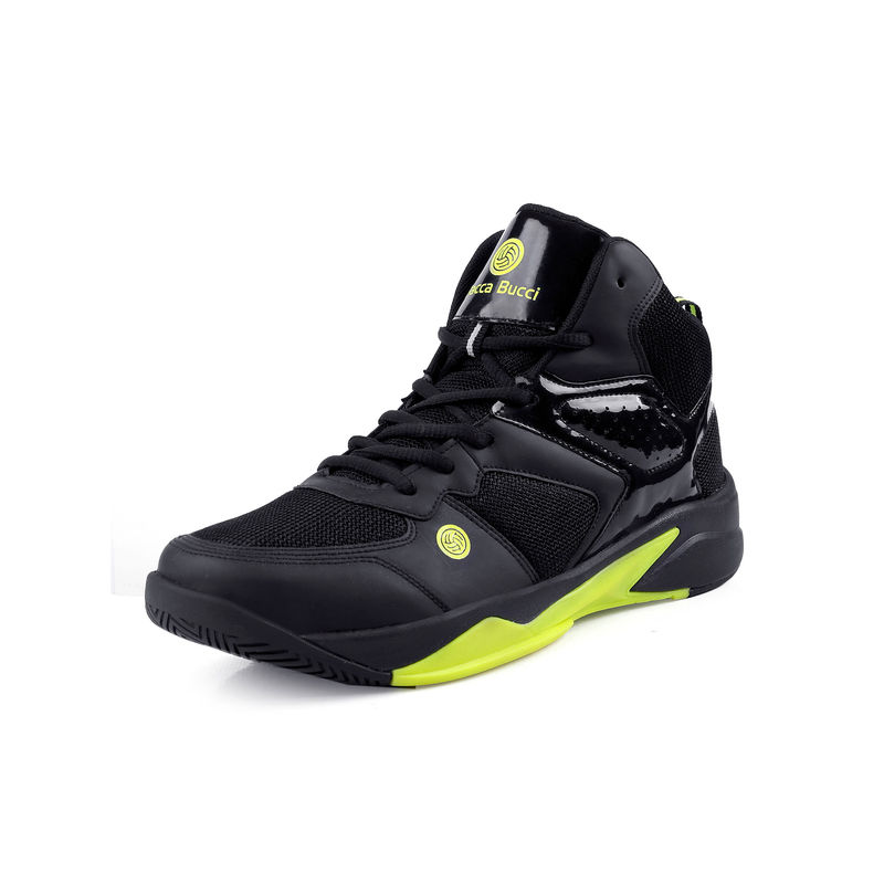 Bacca Bucci Basketball Shoes Wager Zig Zag & Natural Rubber Sole (UK 8)