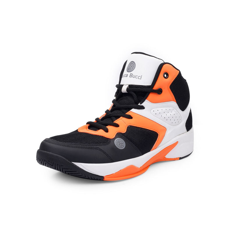 Bacca Bucci Basketball Shoes Wager Zig Zag & Natural Rubber Sole (UK 8)