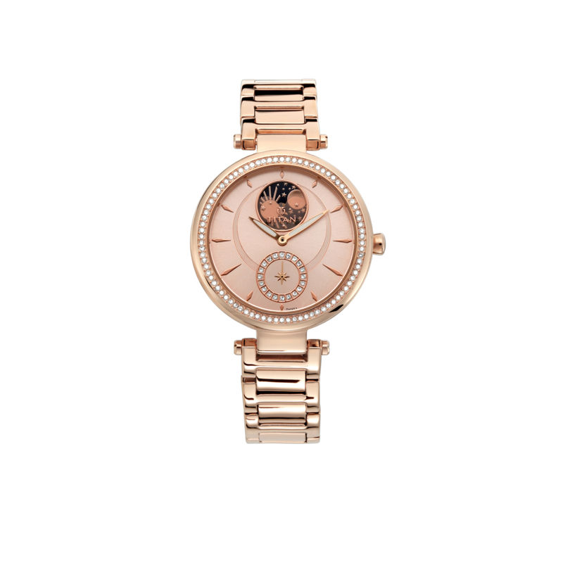 Titan big dial watches for ladies shop