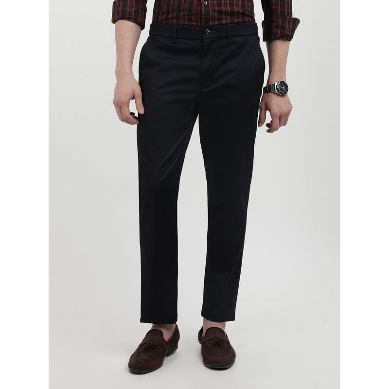 Tommy Hilfiger IM DENTON 1/2 EL WB TECH TWILL Men Blue Formal Trouser (34)