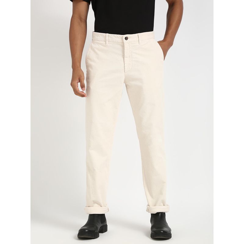 Tommy Hilfiger DENTON CHINO CORDUROY GMD Men White Casual Chinos (30)