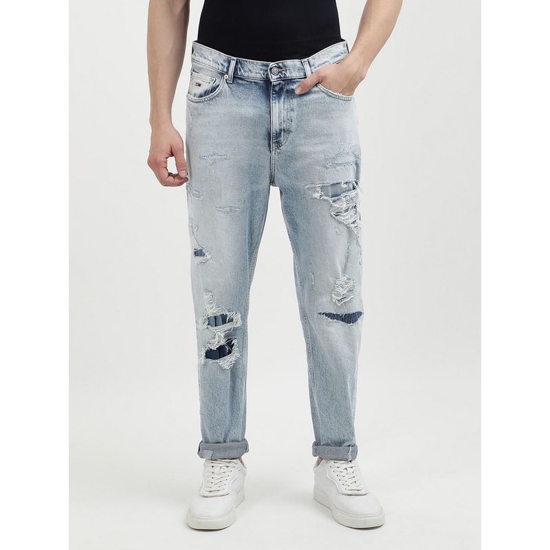 Tommy Hilfiger ISAAC RLXD TPRD CH7114 Men Blue Casual Jeans (28)