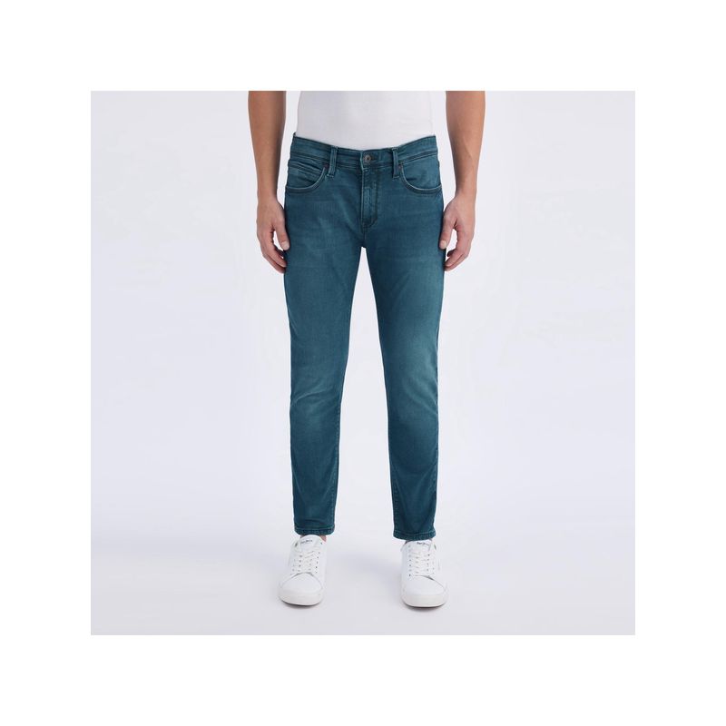 Pepe Jeans Mens Blue Mid Rise Skinny Ankle Length Gymindigo Jeans (32)