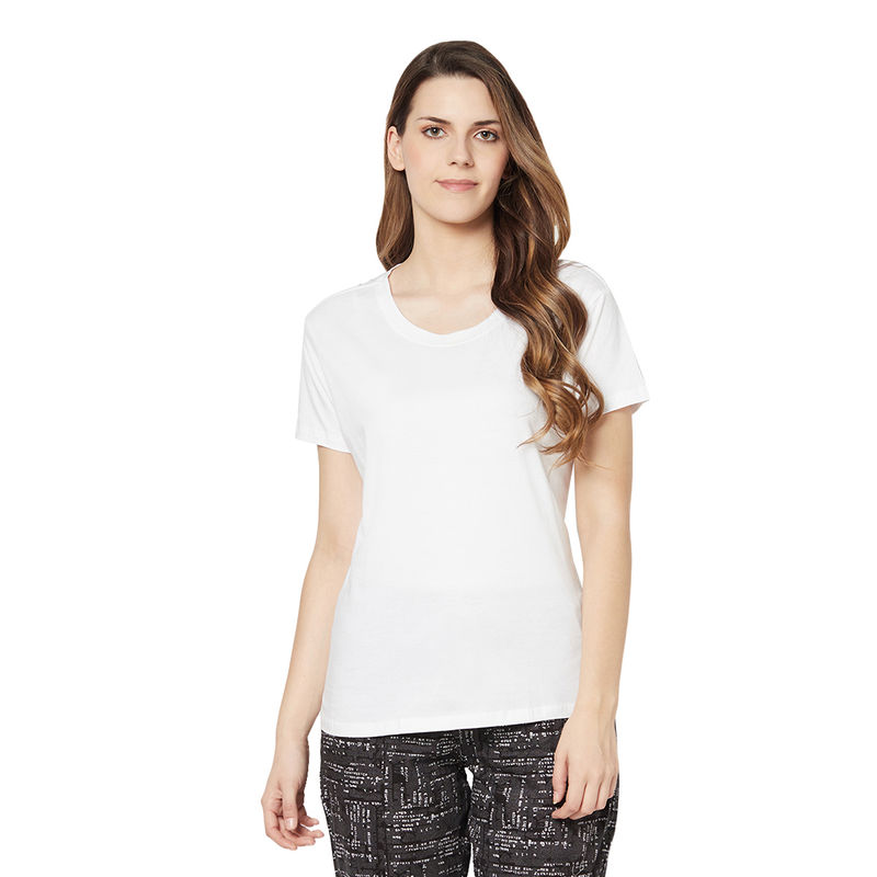 Groversons Paris Beauty Women's Cotton Rich T-shirt - White (XL)