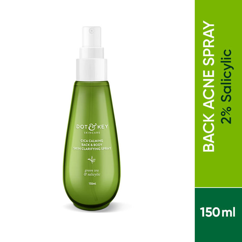 Dot & Key Cica Salicylic Back & Body Acne Spray With Tea Tree Oil For Acne Spots