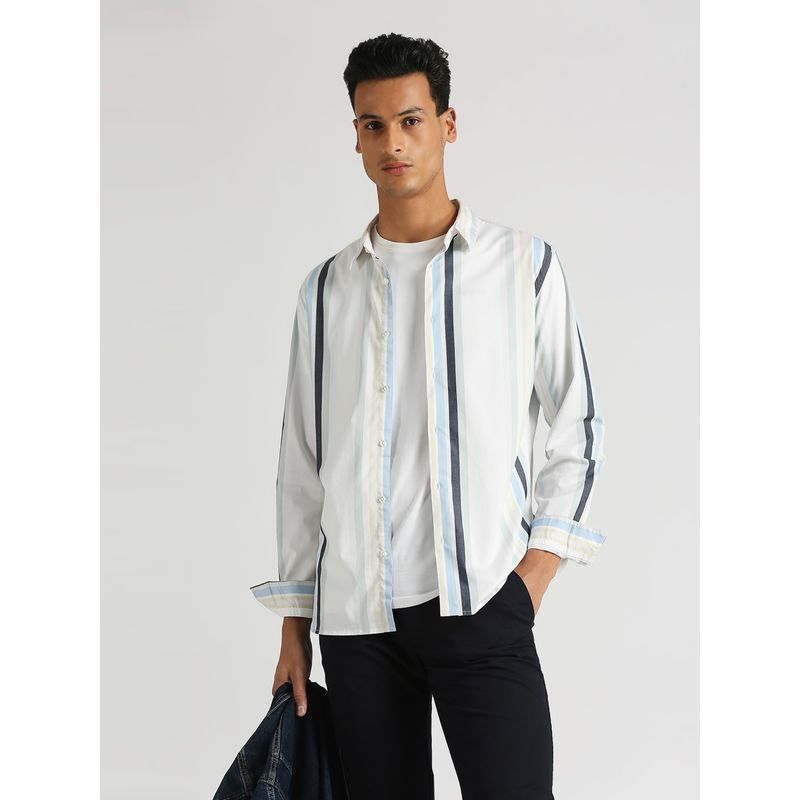 Pepe Jeans Hussen Y/D Stretch Premium Stripes Shirt White (L)