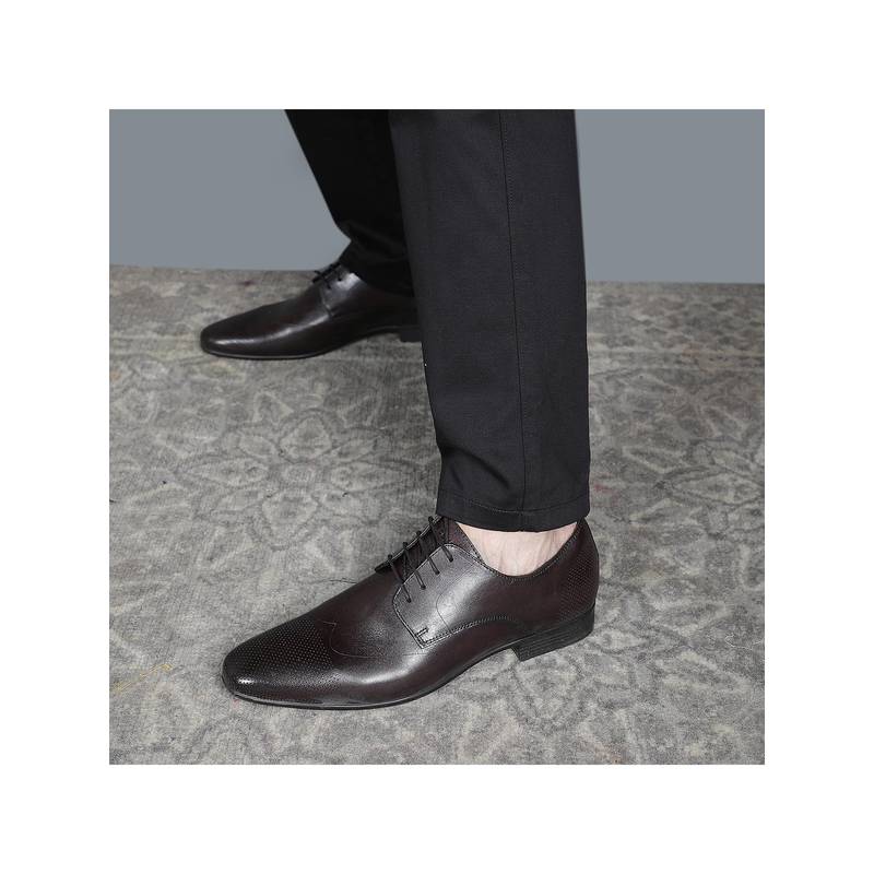 Rockport Men Dark Brown Lace-Ups Derbies (UK 10)